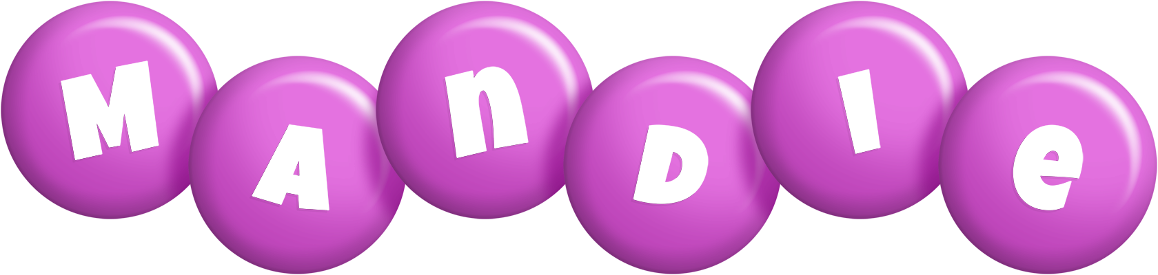 Mandie candy-purple logo