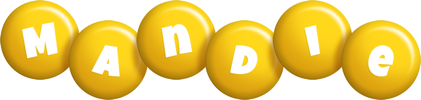 Mandie candy-yellow logo