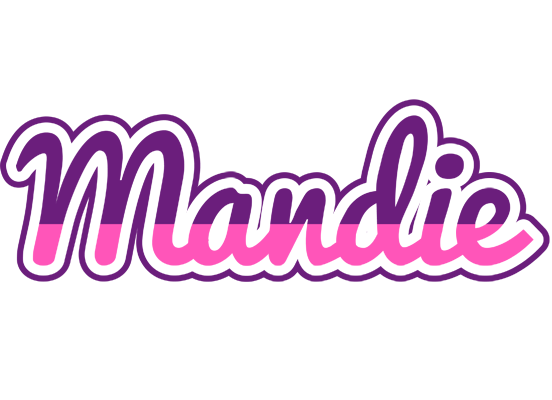Mandie cheerful logo