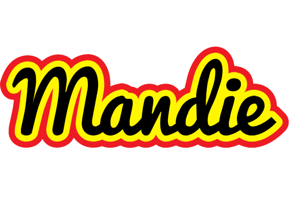Mandie flaming logo