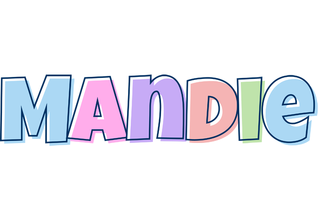 Mandie pastel logo