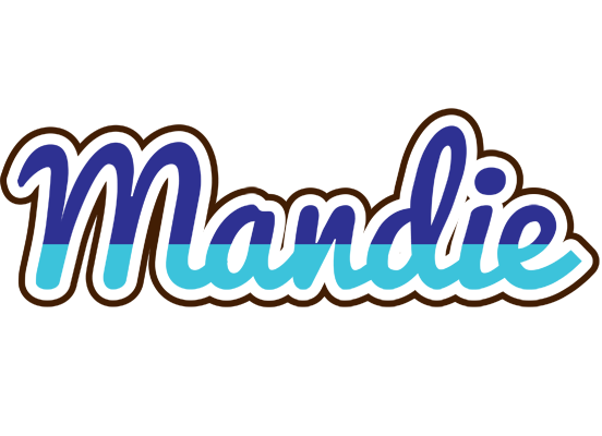Mandie raining logo