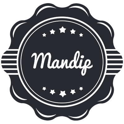 Mandip badge logo