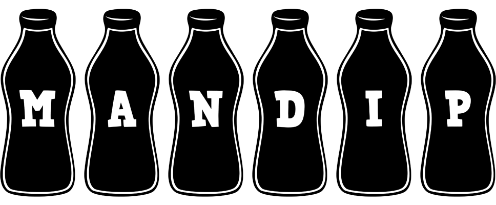 Mandip bottle logo