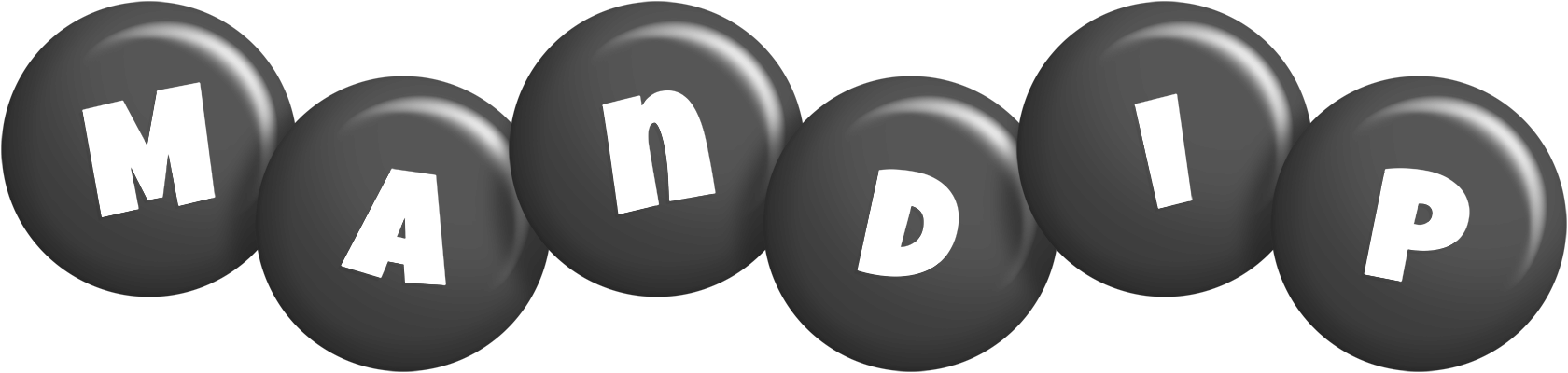 Mandip candy-black logo