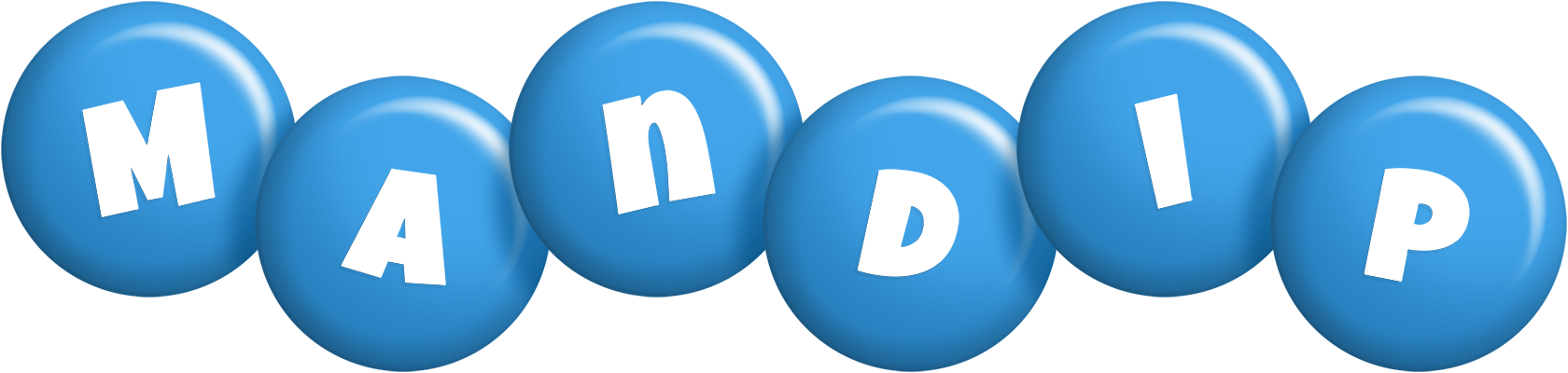 Mandip candy-blue logo