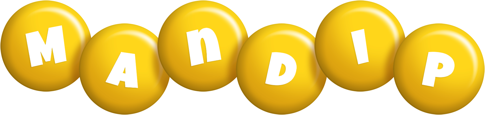 Mandip candy-yellow logo