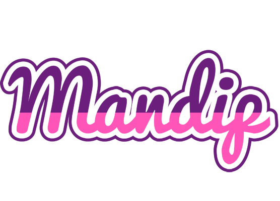 Mandip cheerful logo