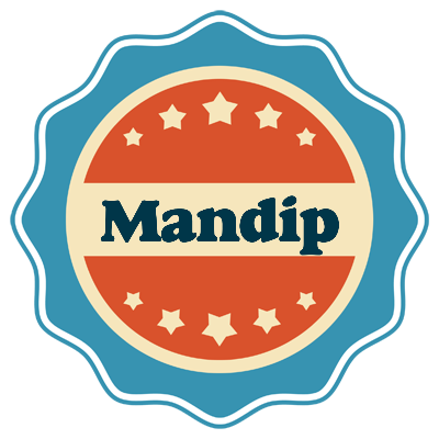 Mandip labels logo