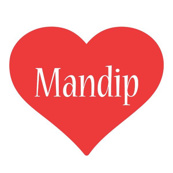 Mandip love logo