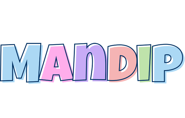 Mandip pastel logo