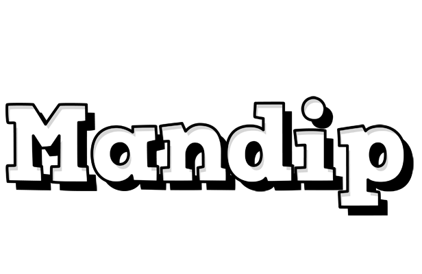 Mandip snowing logo
