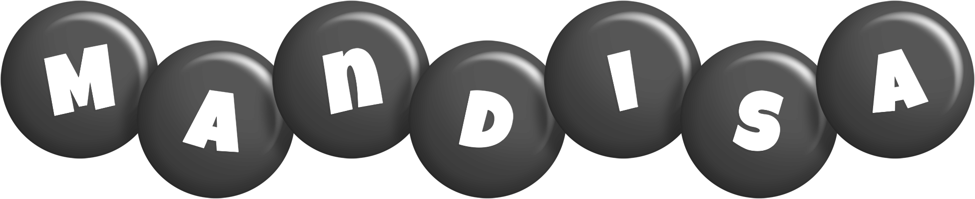 Mandisa candy-black logo