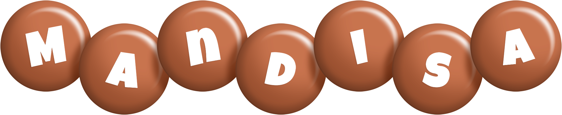 Mandisa candy-brown logo