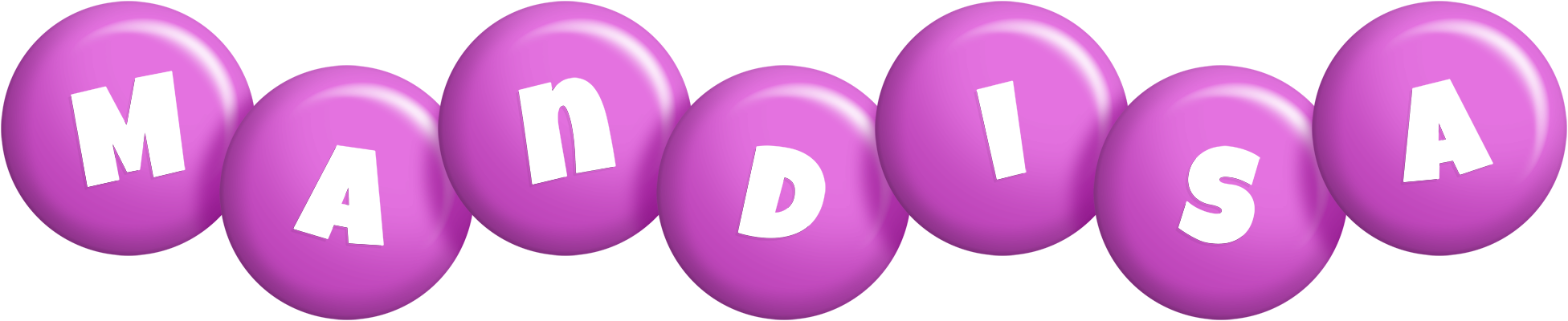 Mandisa candy-purple logo