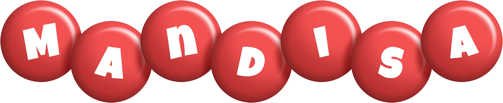 Mandisa candy-red logo