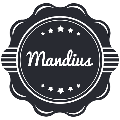 Mandius badge logo