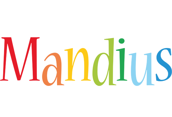 Mandius birthday logo