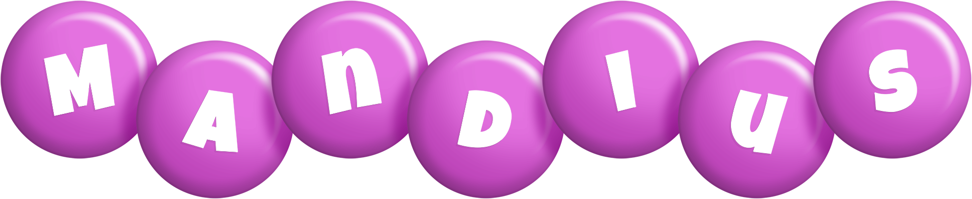 Mandius candy-purple logo