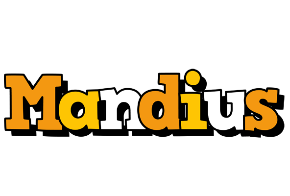 Mandius cartoon logo