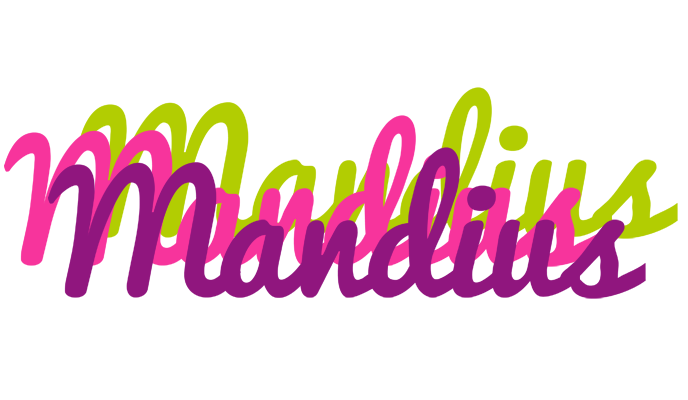 Mandius flowers logo