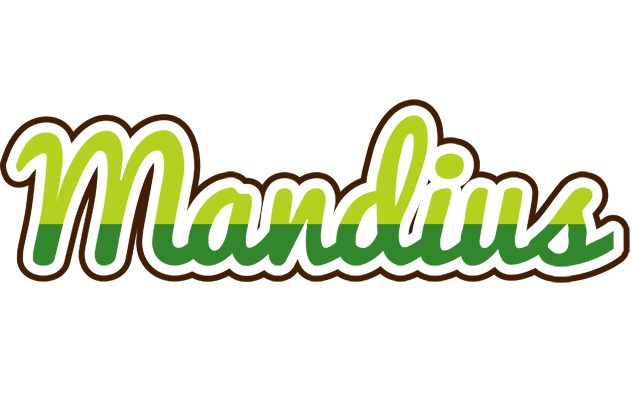 Mandius golfing logo