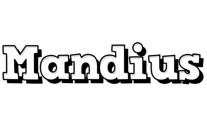 Mandius snowing logo