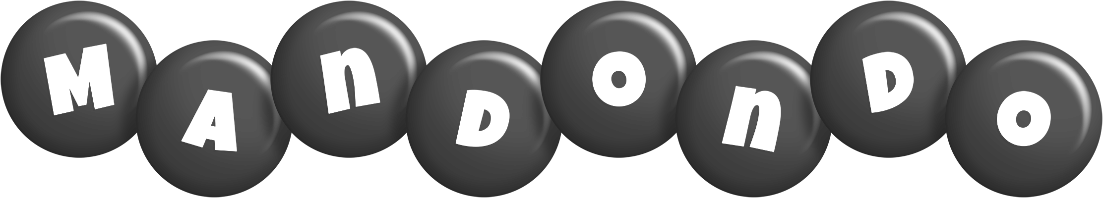 Mandondo candy-black logo
