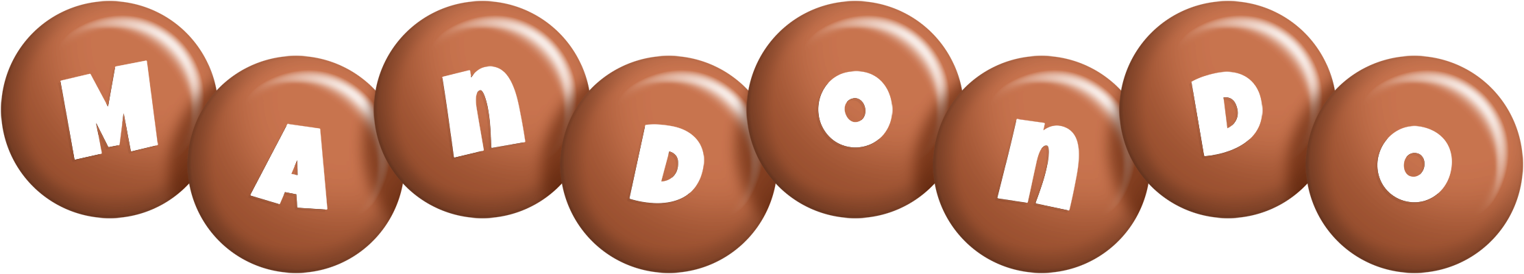 Mandondo candy-brown logo
