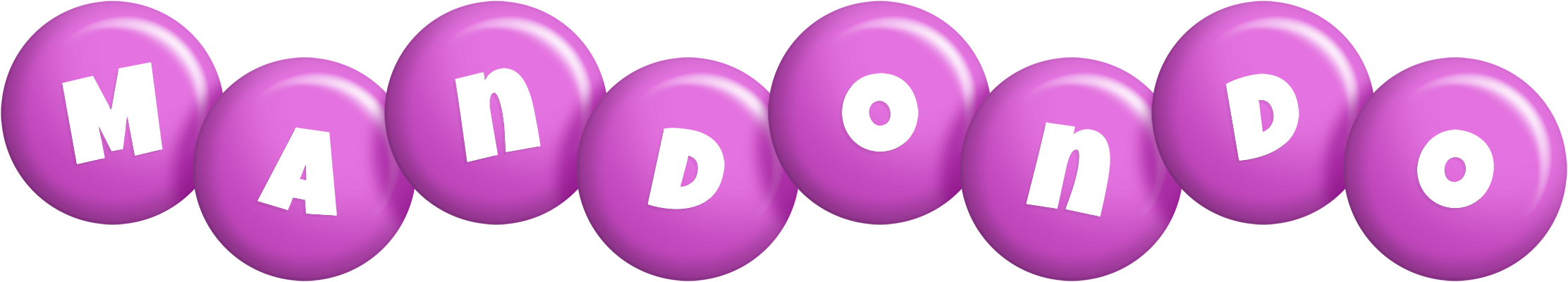 Mandondo candy-purple logo