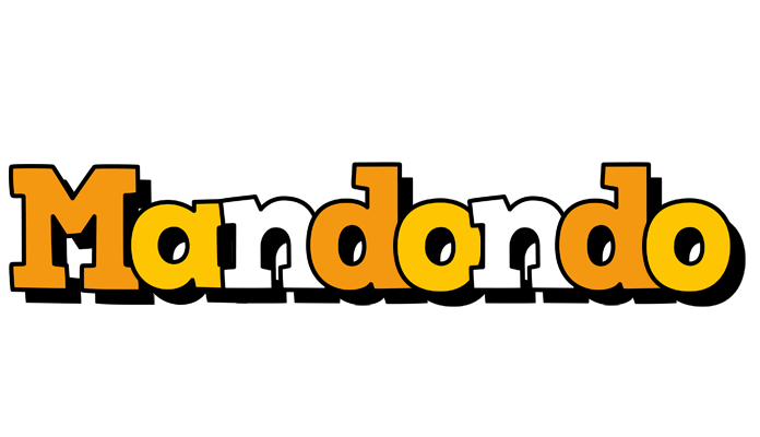 Mandondo cartoon logo