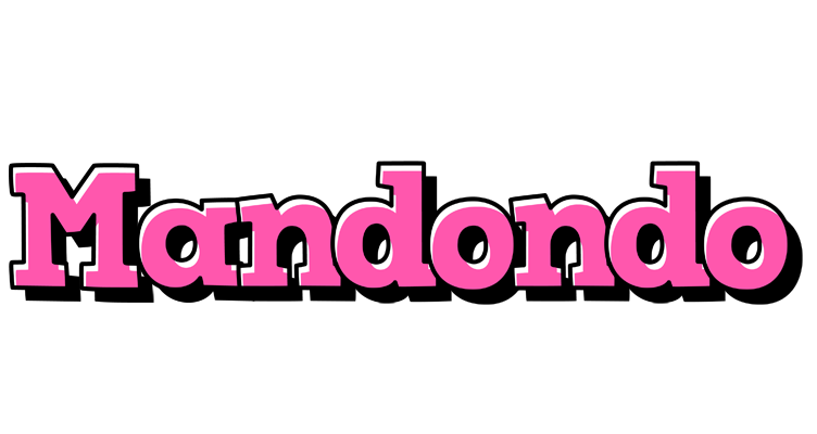 Mandondo girlish logo