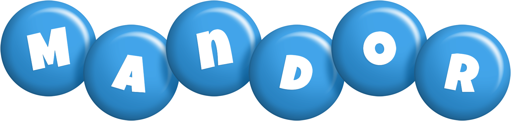 Mandor candy-blue logo