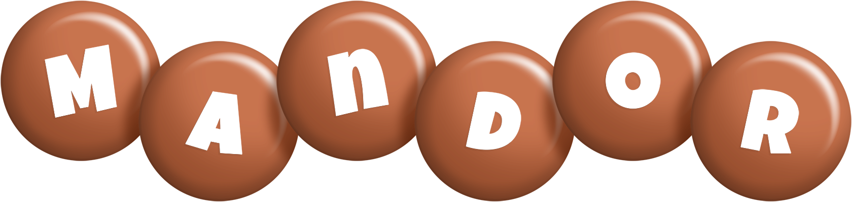 Mandor candy-brown logo