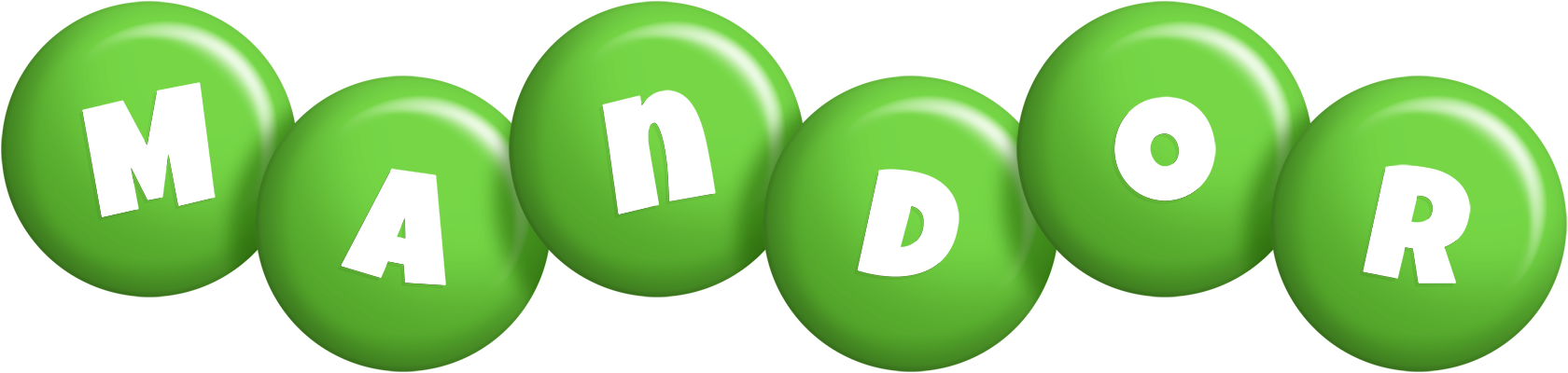 Mandor candy-green logo