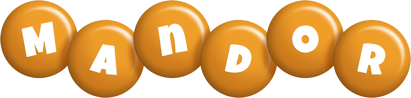 Mandor candy-orange logo
