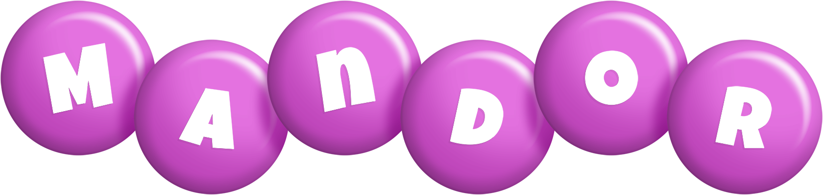 Mandor candy-purple logo