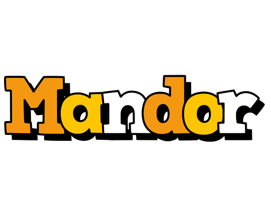 Mandor cartoon logo