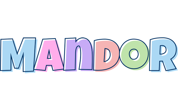 Mandor pastel logo