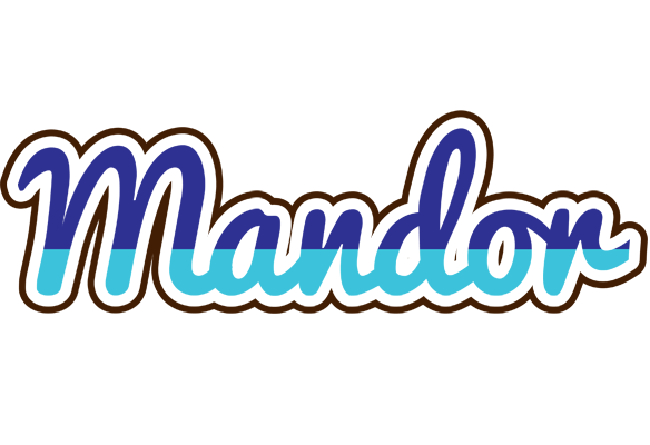Mandor raining logo
