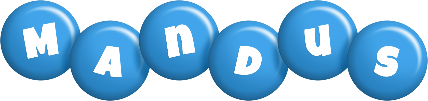 Mandus candy-blue logo