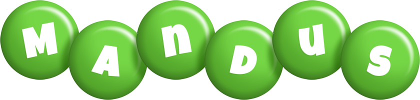 Mandus candy-green logo