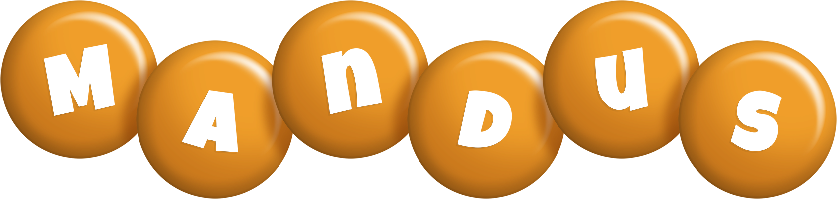 Mandus candy-orange logo