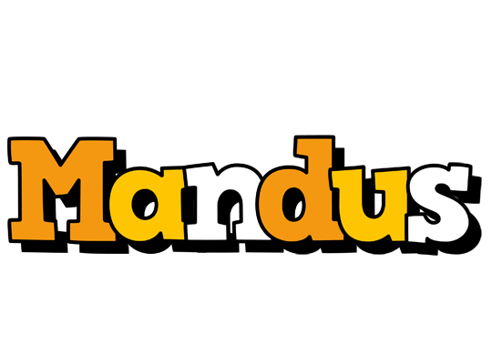 Mandus cartoon logo