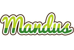 Mandus golfing logo