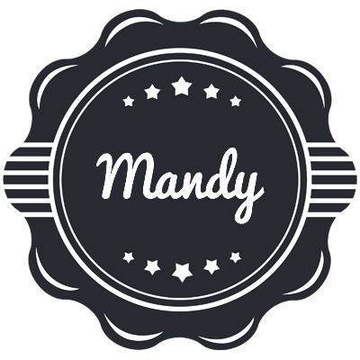Mandy badge logo