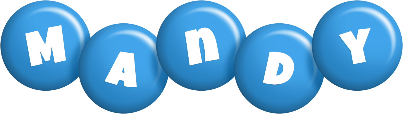 Mandy candy-blue logo