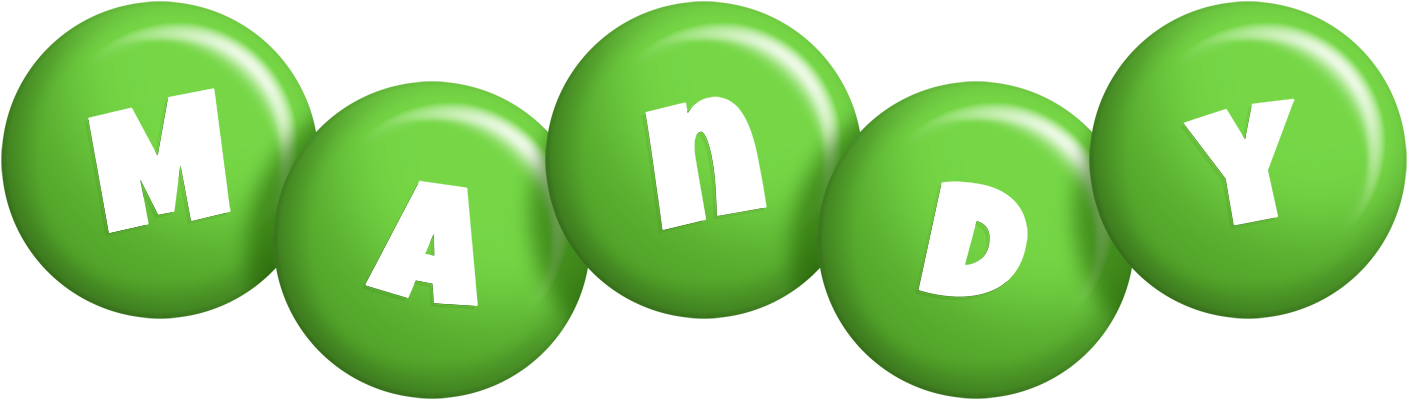Mandy candy-green logo