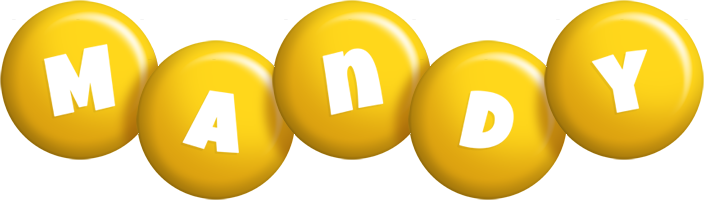 Mandy candy-yellow logo