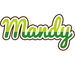 Mandy golfing logo